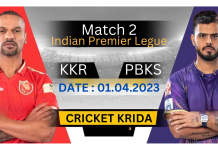 IPL 2023: PBKS vs KKR Match Prediction – Who will win IPL 2nd match PBKS vs KKR Match Prediction
